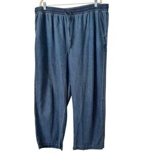 Lucky Brand Pull On Wide Leg Jeans Women’s Size XL Cotton Lyocell Relaxed Casual